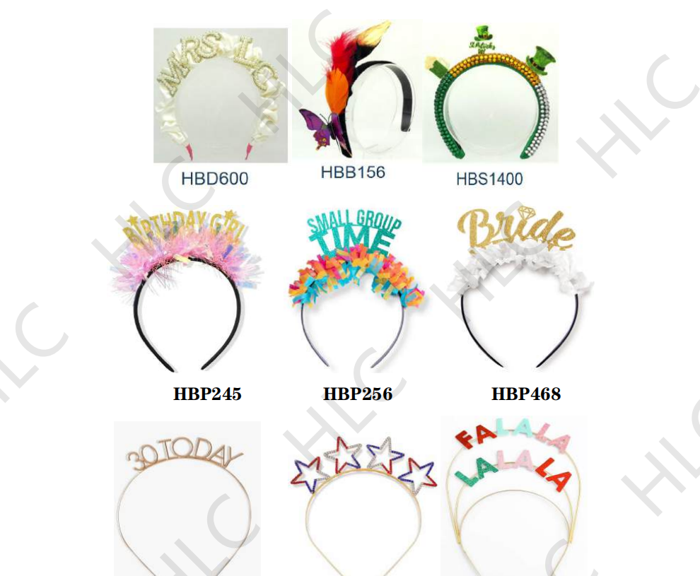 HLC Party Headband Manufacture