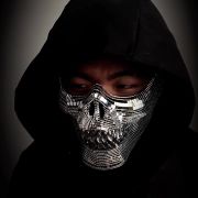 Mirror Skull Jaw Chin Halloween Masks