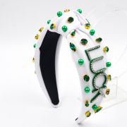 St. Patrick Hairband w Rhinestones