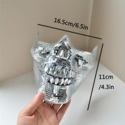 Mirror Skull Jaw Chin Halloween Masks
