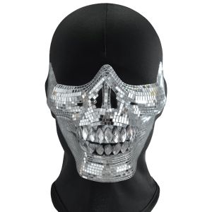 Mirror Skull Jaw Chin Party Face Masks
