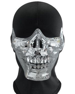 Mirror Skull Jaw Chin Halloween Masks