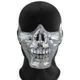 Mirror Skull Jaw Chin Party Face Masks