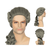 Judge Colonial Long Wig for Man