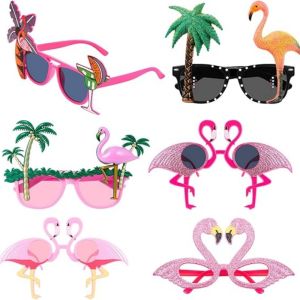 6pcs Flamingo Sunglasses
