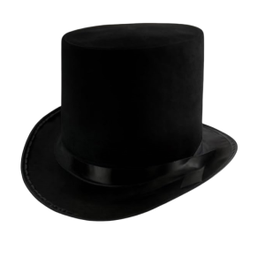 Victorian Black Top Hat