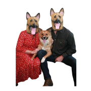 German Shepherd Dog Animal Mask