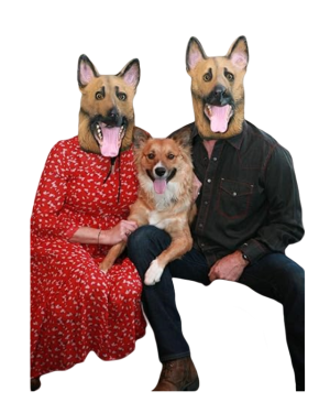 German Shepherd Dog Animal Mask