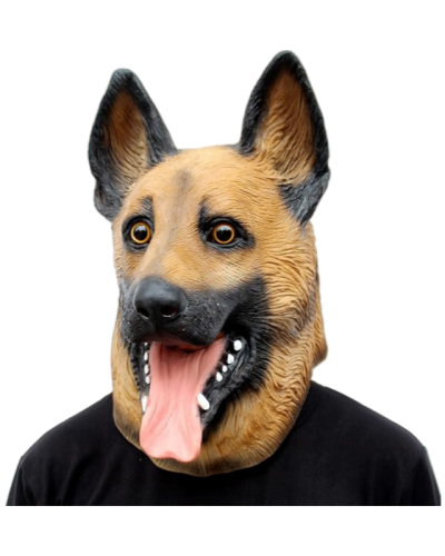 German Shepherd Dog Animal Mask