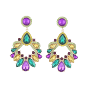 Fashion Rhinestone Statement Drop Dangle Earrings