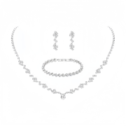 Crystal Wedding Jewelry Set