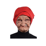Realistic Old Nana Mask Creepy Human Latex Mask