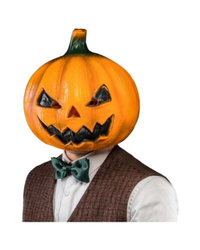 Halloween Jackolantern Pumpkin Face Head Masks