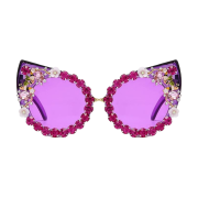 Rhinestone Cat Eye Sunglasses