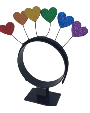 Heart-shaped Pride Headband LGBT Party Headpiece