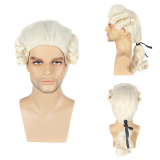 Judge Colonial Long Wig for Man