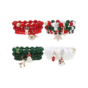 Christmas Multilayer Beads Bracelet