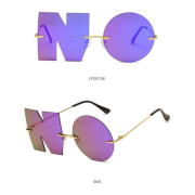 Irregular Design Sunglasses For Men/Women