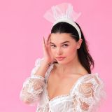 Bachelorette Party Pearl Bride Headband