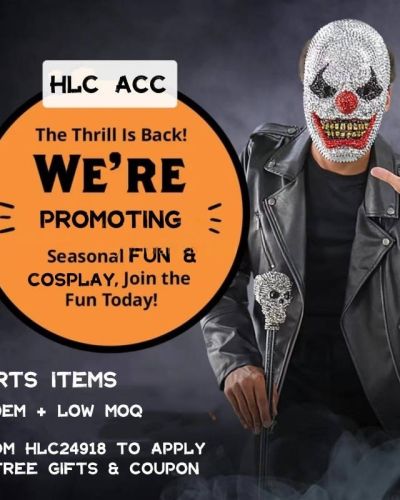 Spirit Halloween Scary Clown Rhinestone Mask
