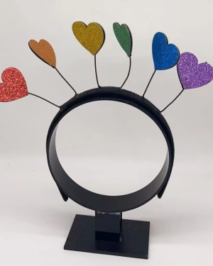 Heart-shaped Pride Headband LGBT Party Headpiece