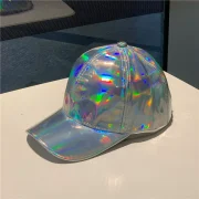 Shinny Mardi Gras Baseball Hat Headwrap For Party Parade