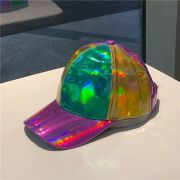 Shinny Mardi Gras Baseball Hat Headwrap For Party Parade