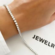 Tennis Necklace Bracelet Earrings Wedding Jewelry