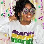 Mardi Gras Celebrations Glasses