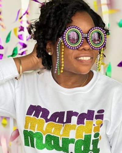 Mardi Gras Fun Shades Sunglasses