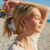 White Acrylic Hair Clip