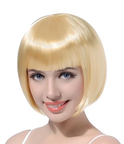 Short Bob Cosplay Flapper Wig