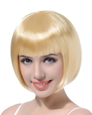 Short Bob Cosplay Flapper Wig