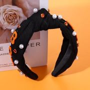 Beaded Embellished BOO Pearl Headband