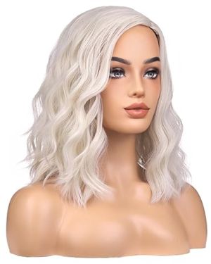 Platinum Blonde Wig Women Synthetic Wigs