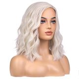 Platinum Blonde Wig Women Cosplay Wig