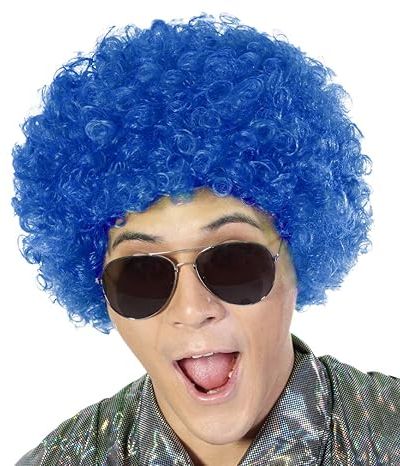 Fluffy Afro Synthetic Clown Wig for Men
