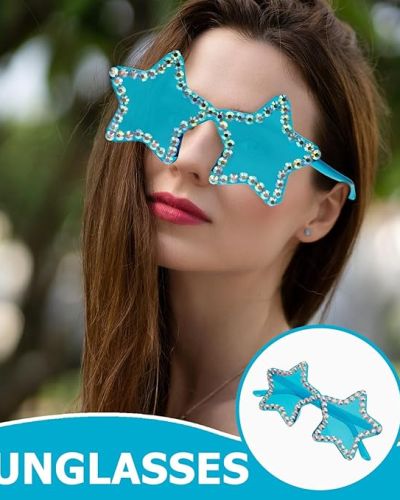 Rimless Star Shape Sunglasses