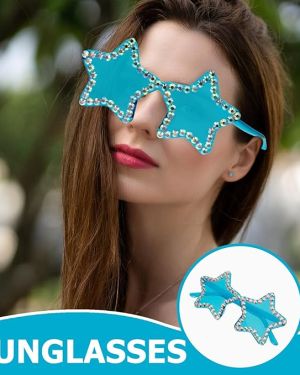 Rimless Star Shape Sunglasses