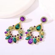 Rhinestone Statement Drop Dangle Earrings