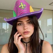 LED Light Up Sequin Cowboy Hat