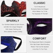 Vintage Mask with Different Colors