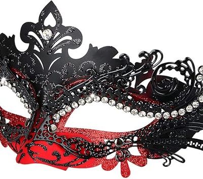 Venetian Masks for Women Masquerade Mask with Rhinestones