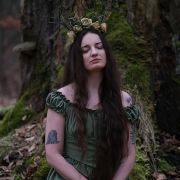 Woodland Antler Flower Crown Headband