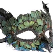 Feather Animal Mask Masquerade Bird Mask