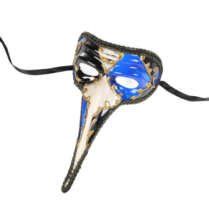 Small Long Nose Venetian Mask for Holiday Events