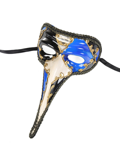 Small Long Nose Venetian Mask for Holiday Events