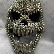Steampunk Spiked Skull Masks-Green
