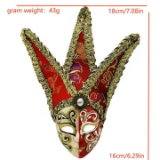 Magnets Mini Mask Decoration-Red