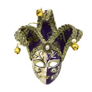 Venice Magnets Mini Mask for Decoration-Purple